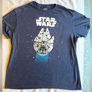 Star Wars t shirt Millennium Falcon sz xl